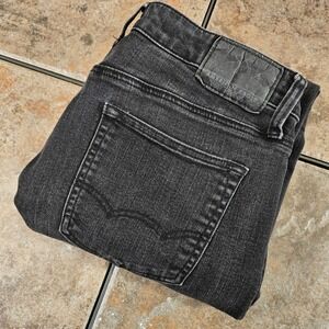 American Eagle Outfitters Mens Jeans Black Wash Slim Fit Next Level Flex 32x30